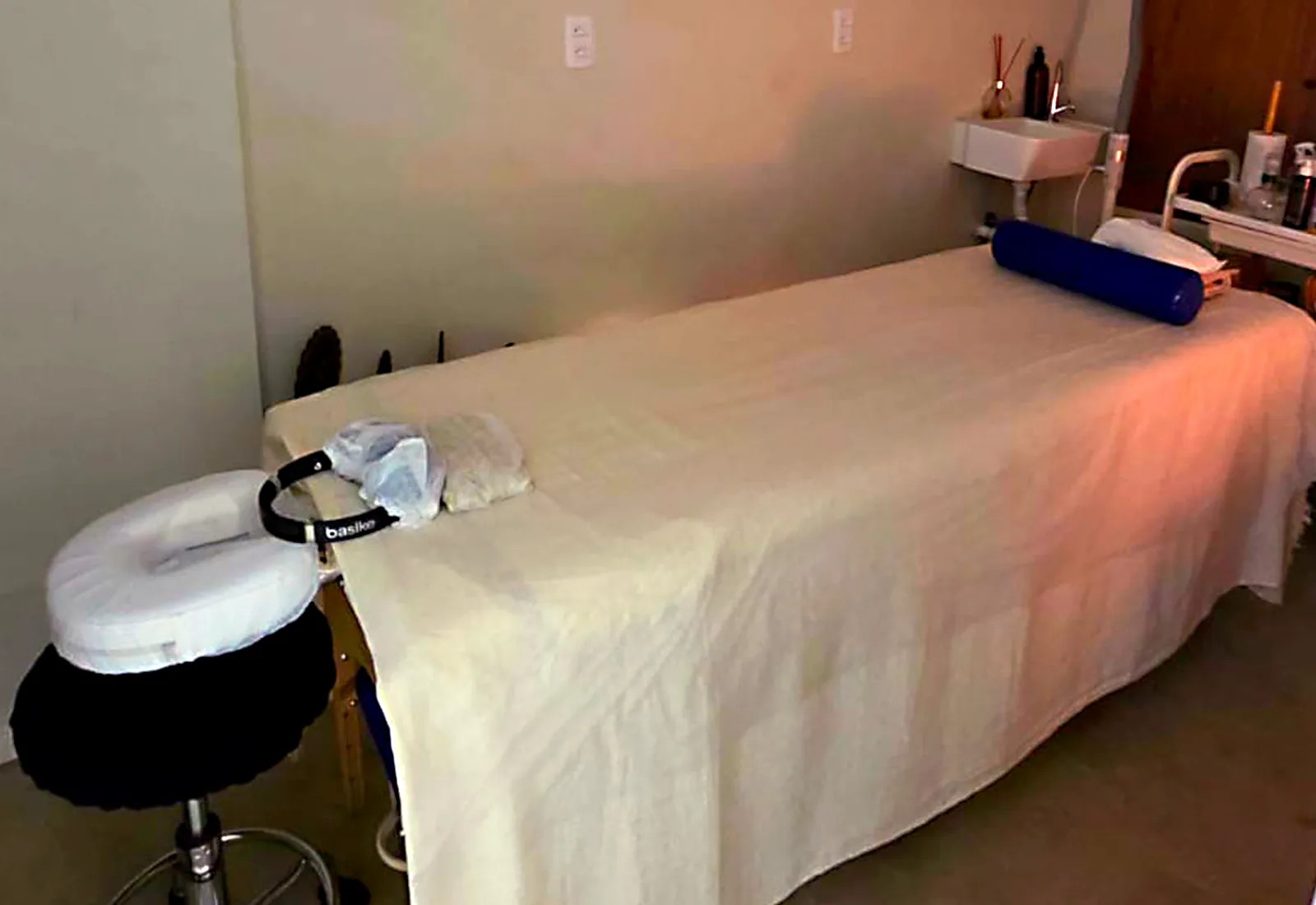 Sala de atendimento do Universo Spa no Catete